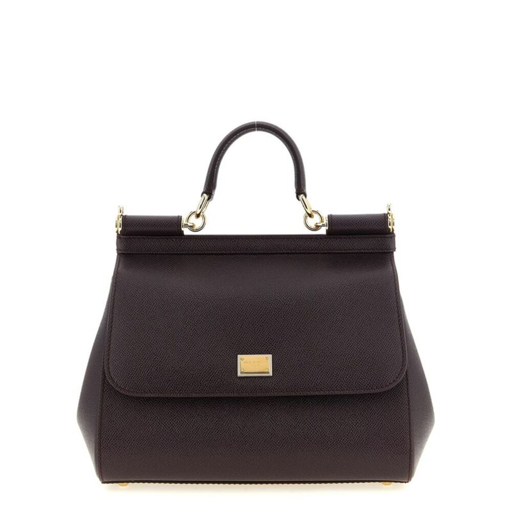 Dolce & Gabbana Women 'Sicily Grande' Dauphine Leather Handbag